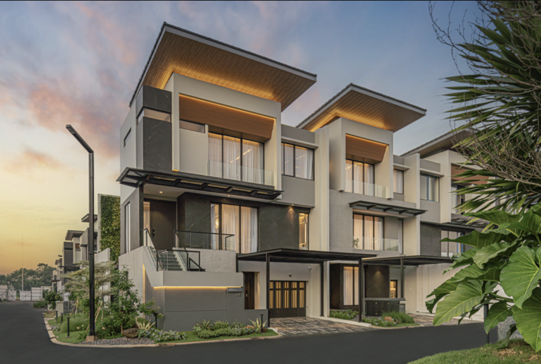 Rumah mewah 2,5 lantai Tipe Ardea Cluster Heron Summarecon Serpong