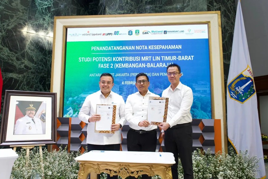 Resmi! Paramount Land dan MRT Jakarta Sepakati Kerja Sama Jalur Lintas Timur-Barat Kembangan–Balaraja